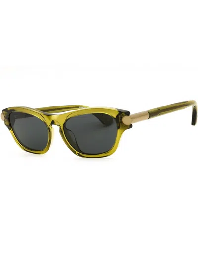 Burberry Oval Shape Women's Sunglasses In Green