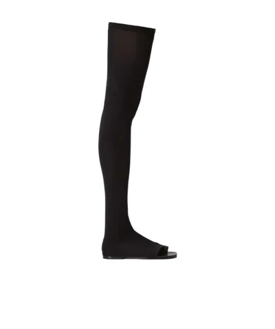 BURBERRY OVER-THE-KNEE SOCK BOOTS