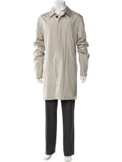 Pre-owned Burberry Overcoat In Neutral
