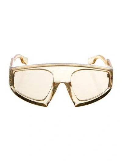 Pre-owned Burberry Oversize Mirrored Sunglasses