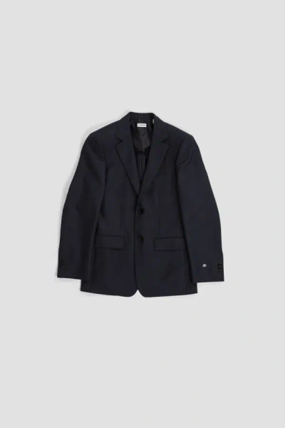 Burberry Oversize Notched-lapel Blazer In Blue