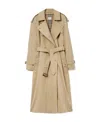 Burberry Castleford Double-breasted Cotton-gabardine Trench Coat In Nude