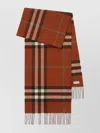 Burberry Giant Check Cashmere Scarf Accessories In Brown