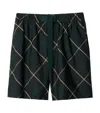 BURBERRY OVERSIZED CHECK SHORTS