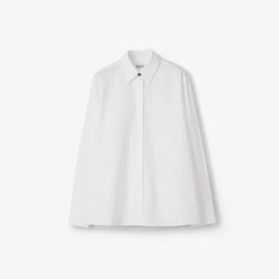 BURBERRY BURBERRY OVERSIZED COTTON POPLIN SHIRT