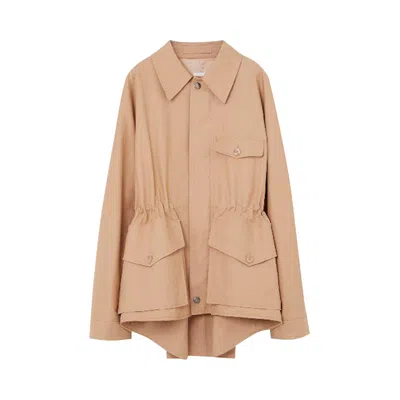 Pre-owned Burberry Oversized Jacket 'nude' | Tan | Women's Size 8 In Brown