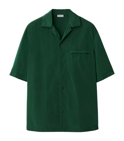 Burberry Oversized Short-sleeve Shirt In Green