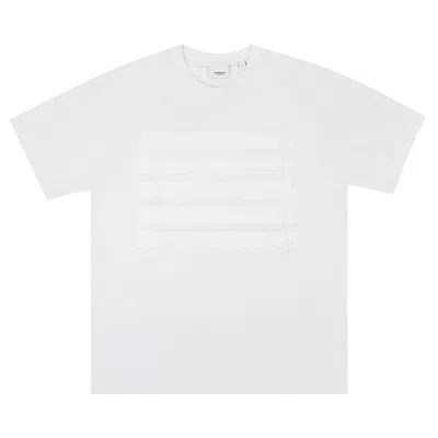 Pre-owned Burberry Oversized Stripe T-shirt 'white' | Men's Size S