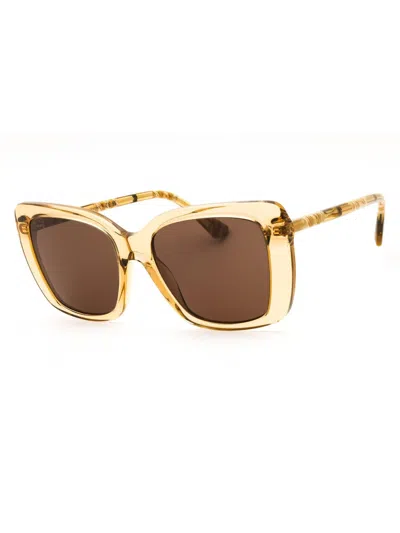Burberry Oversized Women's Premium Acetate Sunglasses In Yellow
