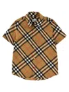 Burberry 'owen' Shirt In Brown