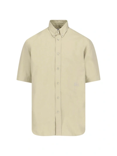 Burberry Oxford Shirt In Beige