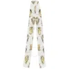 BURBERRY BURBERRY OYSTER PEARL PRINT SILK SCARF