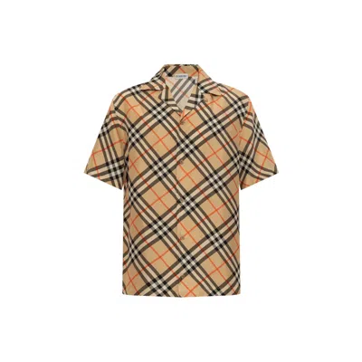BURBERRY BURBERRY P SILK CHECKED SHIRT