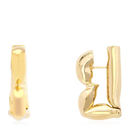 Burberry Packet B Gold Statement Earring