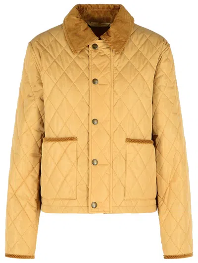 BURBERRY PADDED BEIGE POLYAMIDE JACKET