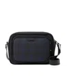 Burberry Paddy Check-pattern Messenger Bag In Blue