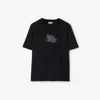 Burberry Mini Logo Graphic T-shirt For Women In Coal