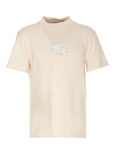 Burberry Paisley Ekd Cotton T-shirt In Tundra