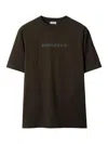 Burberry Brown Printed Paisley Logo T-shirt In Brown