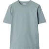 Burberry Paisley Logo Cotton T-shirt In Gale
