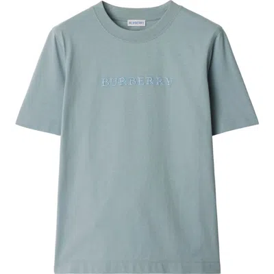 BURBERRY BURBERRY PAISLEY LOGO COTTON T-SHIRT