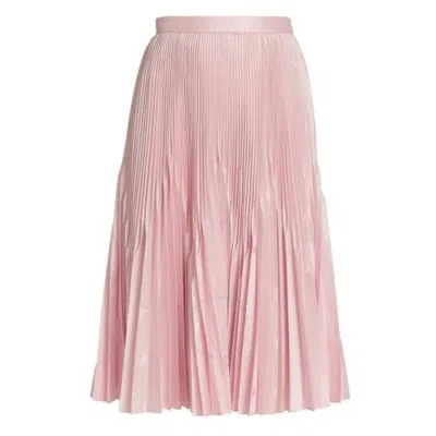 Burberry Pale Candy Pink Angelina Pleated Skirt