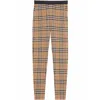 Burberry Printed Stretch Nylon Leggings In Multi