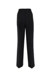 Burberry Pleated Wide-leg Wool Trousers In A1189