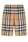 Burberry Silk Embroidered Bermuda Shorts In Multicolor