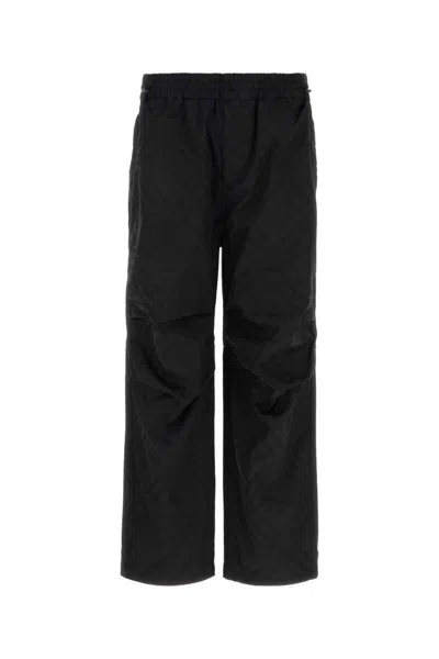 Burberry Ultra-lightweight Nylon Pants For Men In Black