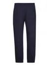 Burberry Stripe Sweatpants In Blue