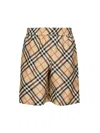 Burberry Men Check Print Bermuda Swimsuit