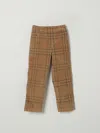 Burberry Kid Boy Casl Trsrs In Brown