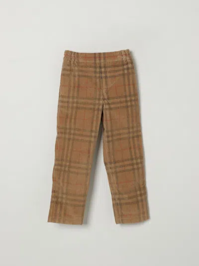 BURBERRY PANTS BURBERRY KIDS COLOR BEIGE,H27380022