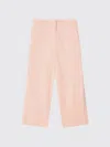 Burberry Orla Embroidered-branding Woven Trousers 4-14 Years Plush In Pink