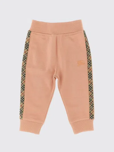 BURBERRY PANTS BURBERRY KIDS COLOR PINK,H30946010