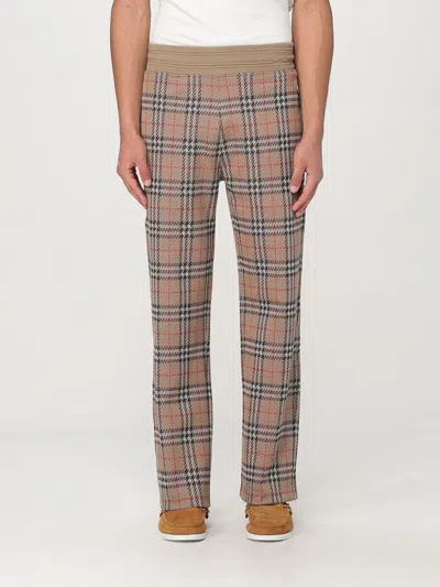 BURBERRY PANTS BURBERRY MEN COLOR BEIGE,G64499022