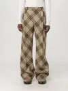 Burberry Ered Wool Tailored Trousers In Grün