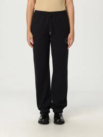 BURBERRY PANTS BURBERRY WOMAN COLOR BLACK,H16077002