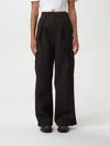 Burberry Wool Cargo Pants For Men In Braun