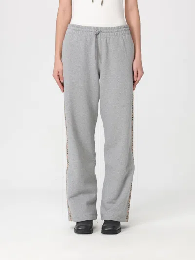 Burberry Pants Woman  In Gray