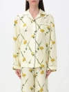 Burberry Dandelion-print Silk Pyjama Shirt In Multicolor