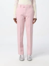 BURBERRY PANTS BURBERRY WOMAN COLOR PINK,F21104010