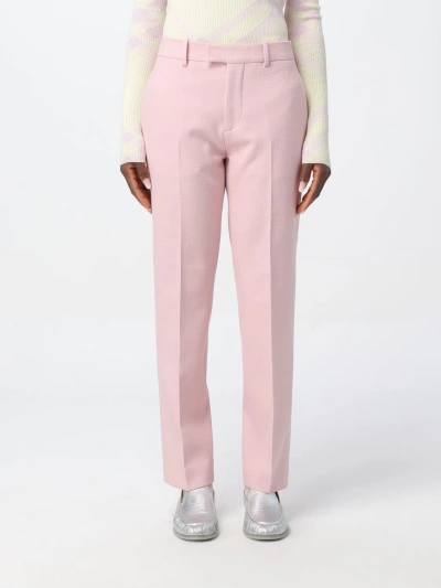 Burberry Trousers  Woman In Pink
