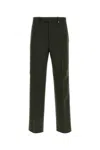 Burberry Wool Trousers With Back Pockets And Belt Loops In Glen