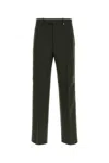 Burberry Wool Trousers With Back Pockets And Belt Loops In Glen