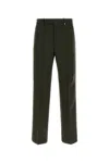 Burberry Wool Trousers With Back Pockets And Belt Loops In Glen