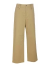 Burberry Man Pants Sage Green Size L Cotton In Green