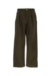 Burberry Men's Army Nylon Pant In Green