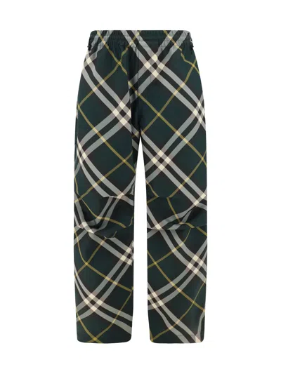 Burberry Trousers In Ivy Ip Check